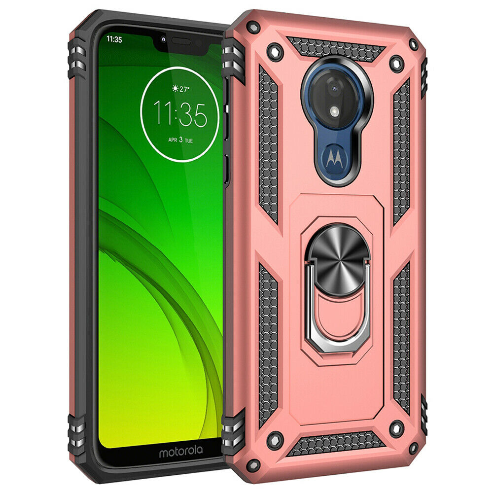 Étui à bague hybride pour Motorola Moto G7 Play Étui à bague hybride pour Motorola Moto G7 Play